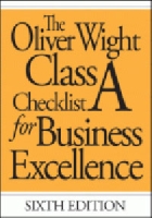 The Oliver Wight Class A Checklist for Business Excellence артикул 6747d.